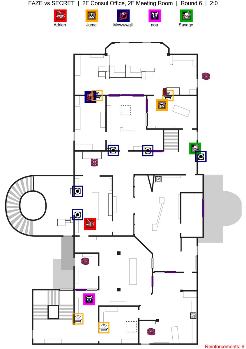 Example floormap output