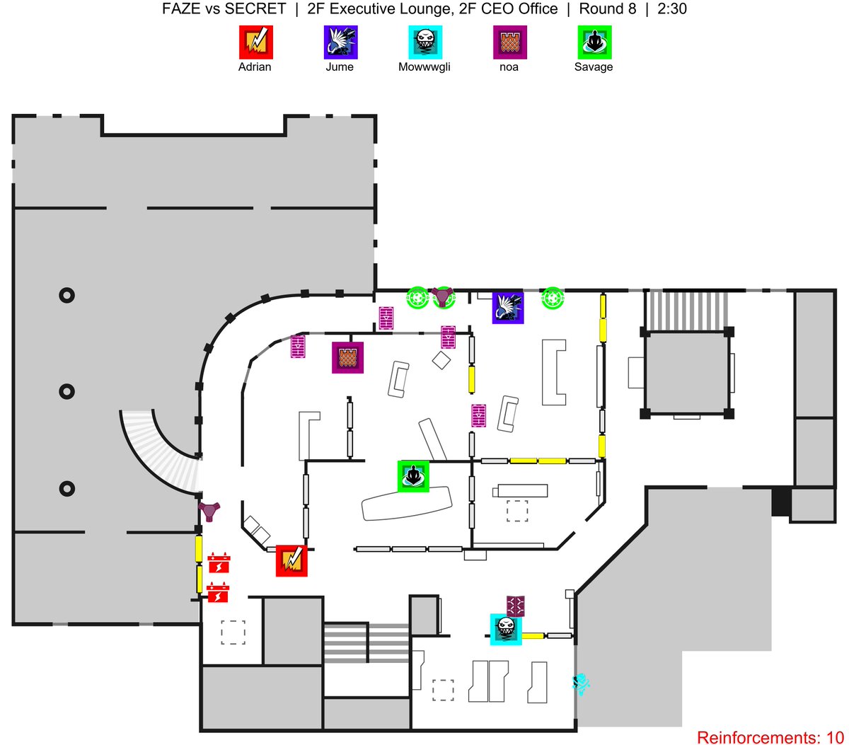 Example floormap output